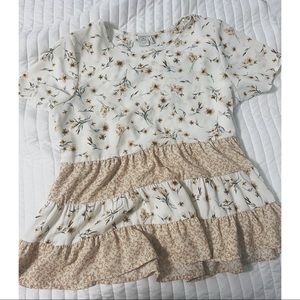Babydoll Floral Top